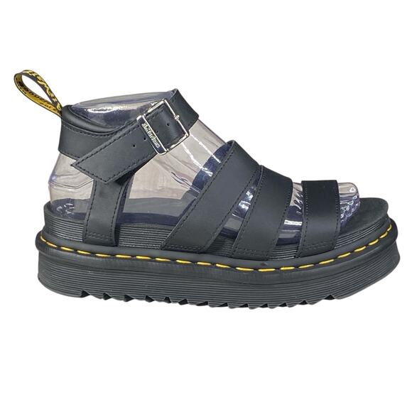 Dr. Martens Women's Blaire Black Platform Sandal Slingback Size US 6